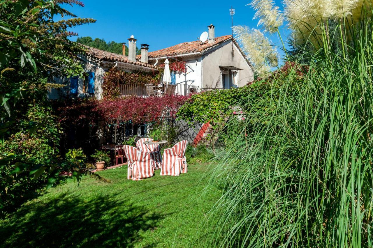 La Ribeyrette Bed & Breakfast Chamborigaud ภายนอก รูปภาพ